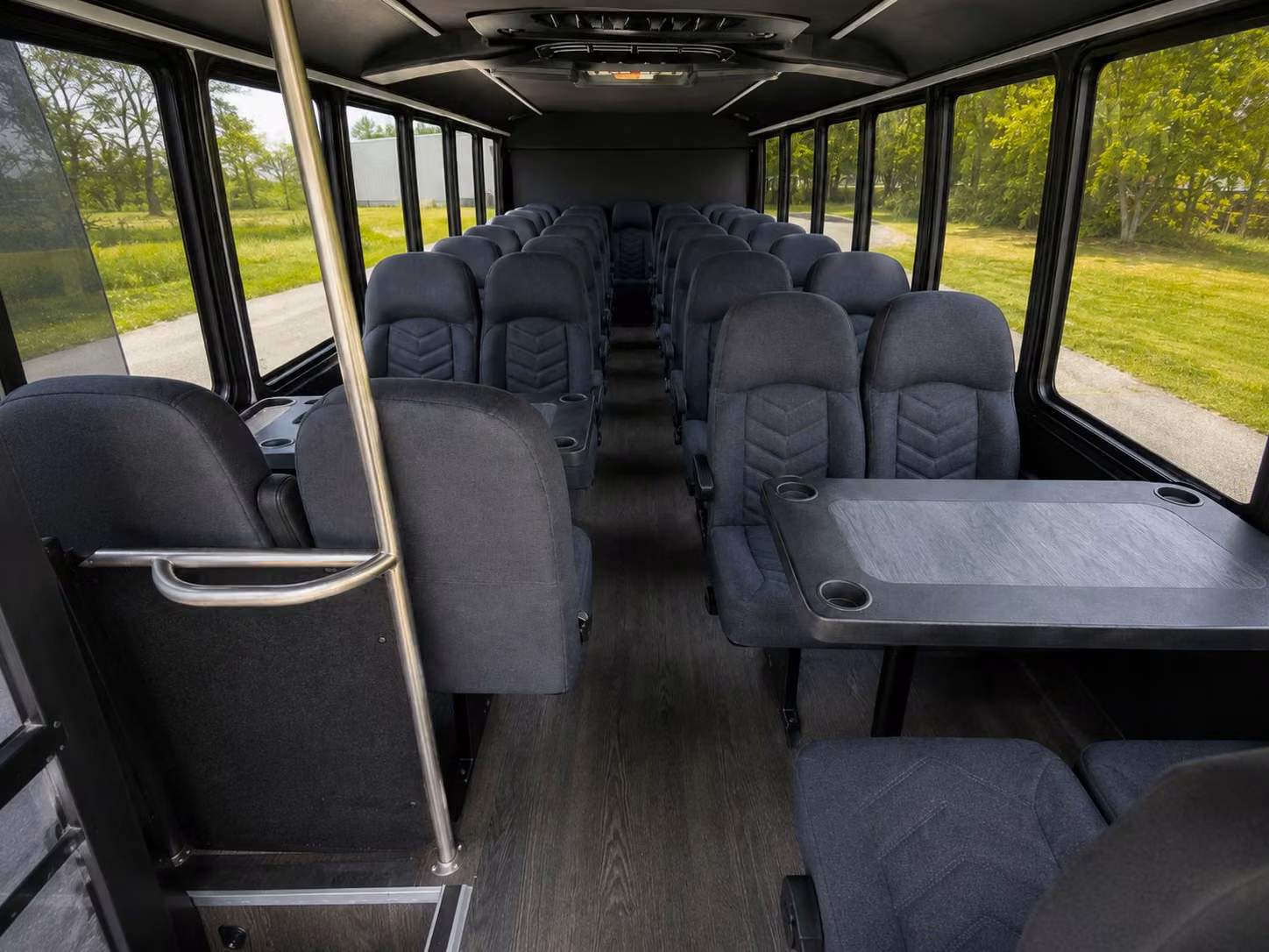 15 passenger minibus interior
