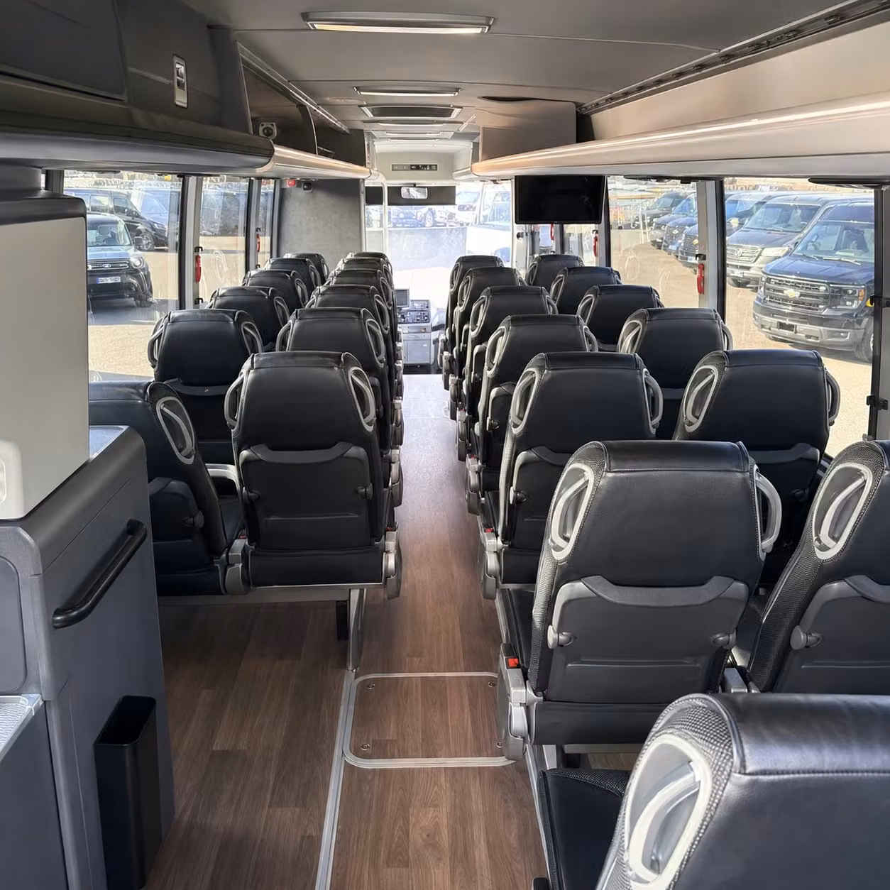 akron 56 passenger charter bus rental