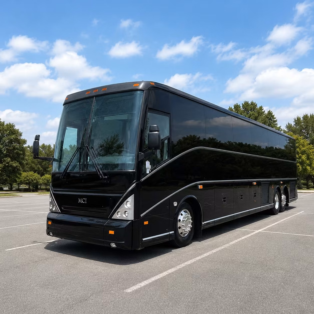 charter bus rentals for akron weddings