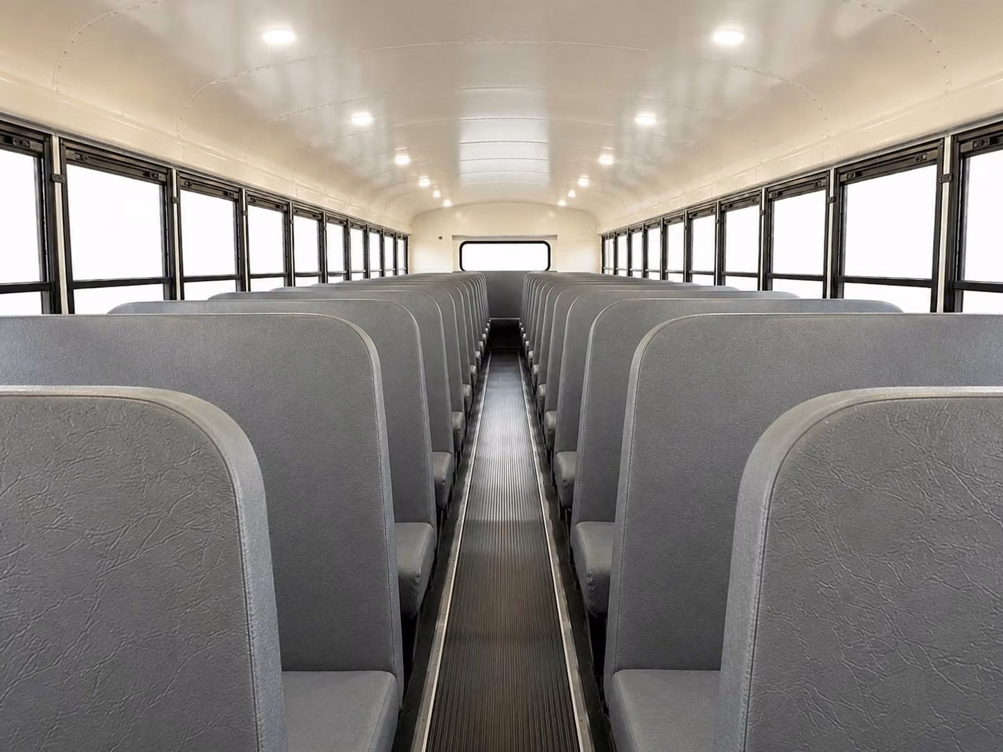 school bus interior