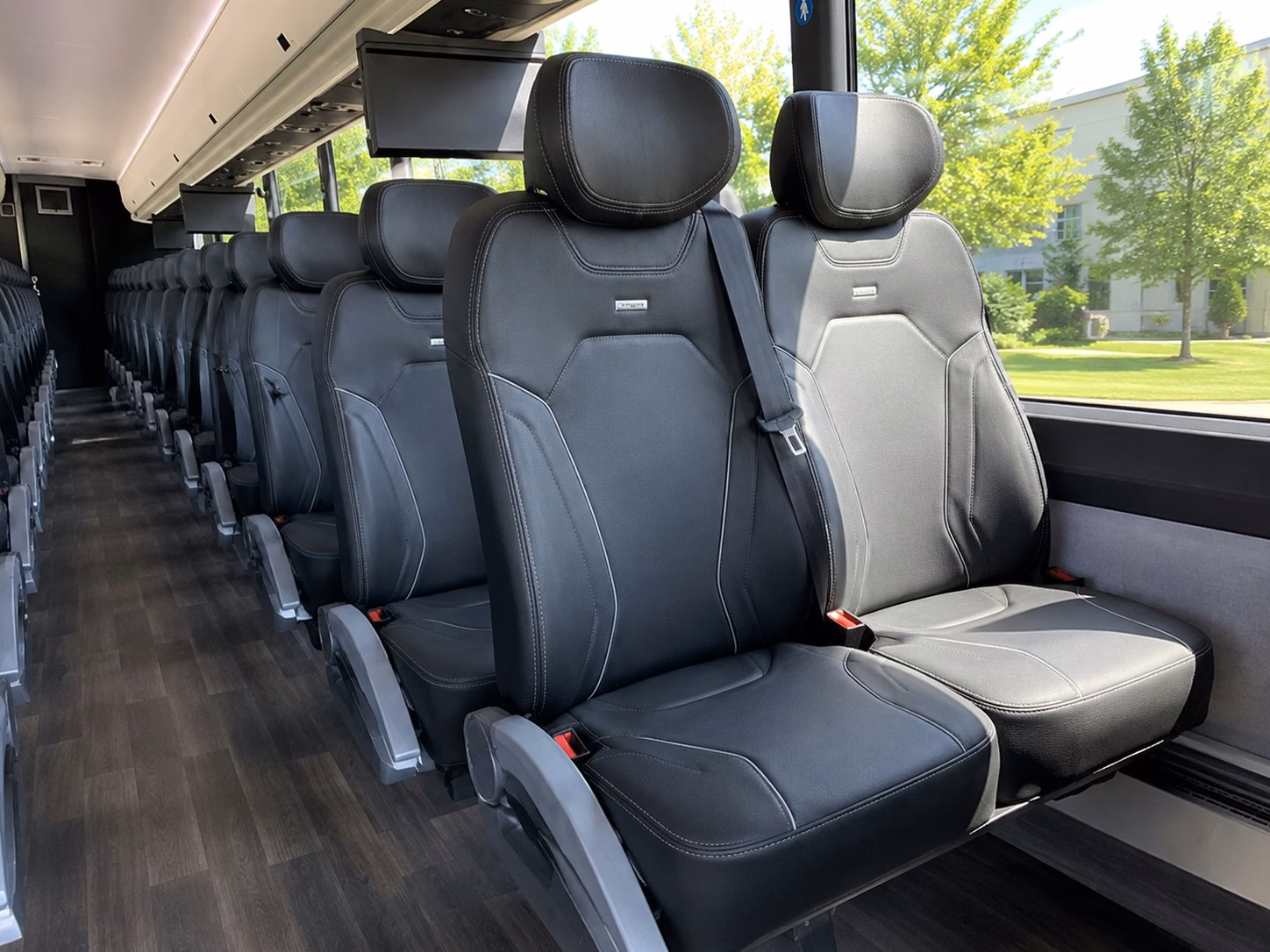 shuttle buses for guest transportation between akron hotels and wedding venues